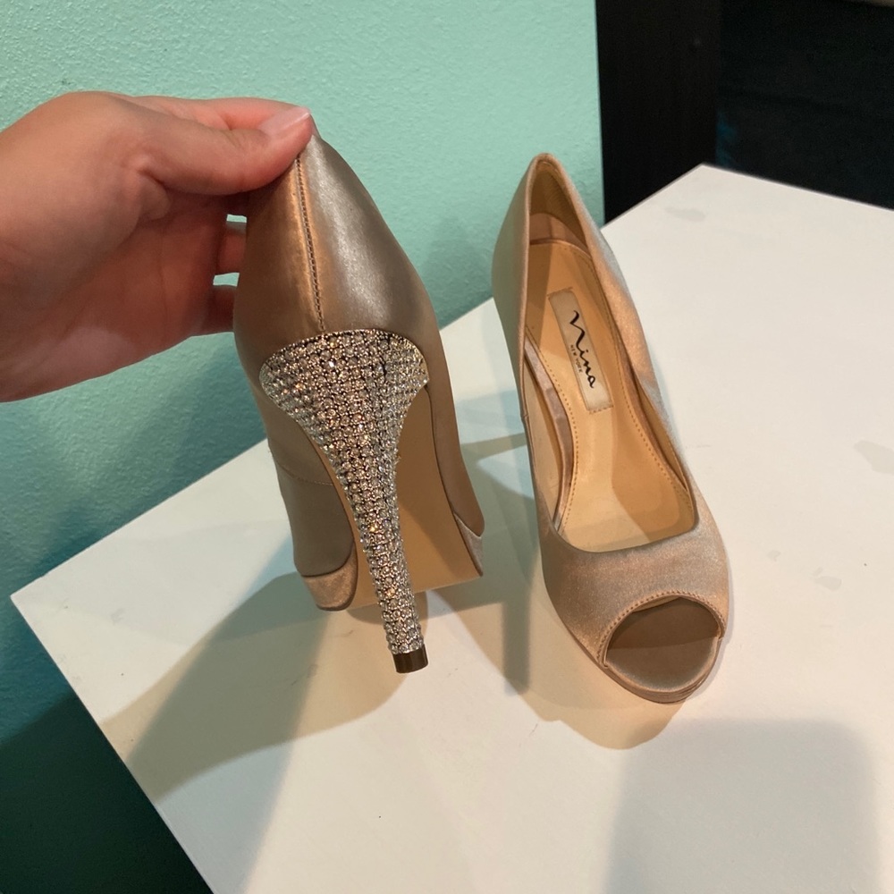 Rhinestone heels